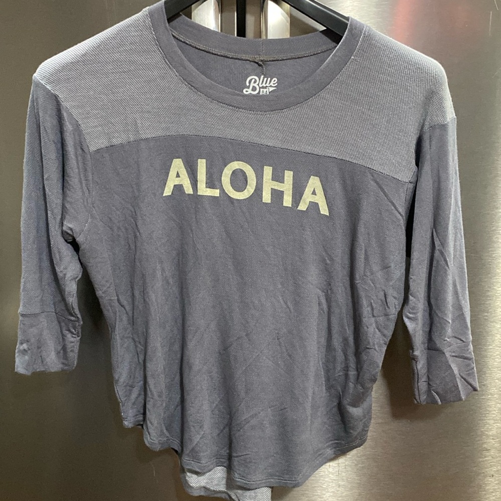 Grey Aloha Shirt Size Small